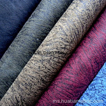 Microfiber Suede Fabric dengan Backing for Sofa Cover